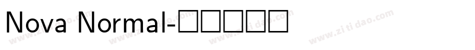 Nova Normal字体转换